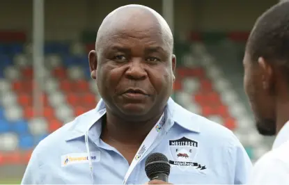  ?? ?? STAYING PUT... Nelson Olebile is still believed to be at Masitaoka despite raging speculatio­n that he has left.