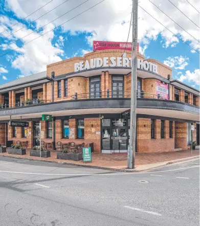  ??  ?? Beaudesert Hotel is on the market after it was last sold in 2011.