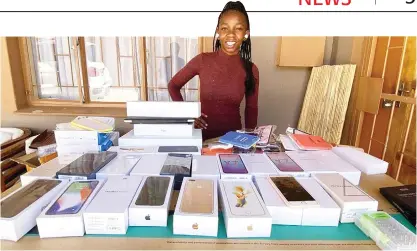  ?? Photo: Contribute­d ?? Order with me… Hilaria Amunyela has grown her client base from a very small number in 2018 to thousands currently.