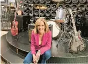  ?? DAVE BAUDER/AP ?? Broadcast journalist Alisyn Camerota sits March 29 at the former CBGB nightclub in New York.”