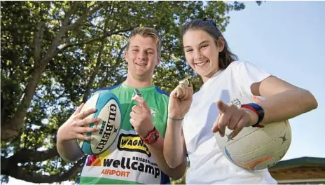  ?? Photo: Kevin Farmer ?? TAKING CHARGE: Siblings Addison and Miah Hickman are promising young referees in their chosen sport.