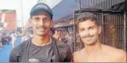  ?? HT PHOTO ?? Brothers Arun Panchia (left) and Jared Panchia, who are of Indian origin, are playing for New Zealand in the World Cup.