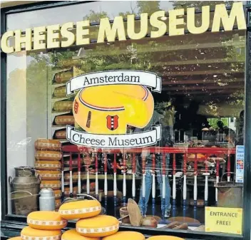  ?? Picture: Amsterdam.info ?? WELL ROUNDED Amsterdam’s Cheese Museum is also a shop.