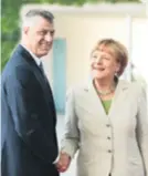  ?? DPA/PIXSELL ?? Angela Merkel i Hashim Thaçi