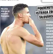  ??  ?? Ne zna šta ga je snašlo: Ronaldo