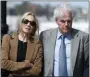  ?? MICHAEL DWYER, FILE - THE AP ?? In this May 22 file photo, Marcia, left, and Gregory Abbott leave federal court after they pleaded guilty to charges in a nationwide college admissions bribery scandal.