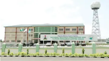  ??  ?? NIMET head office at the Nnamdi Azikiwe Internatio­nal Airport, Abuja