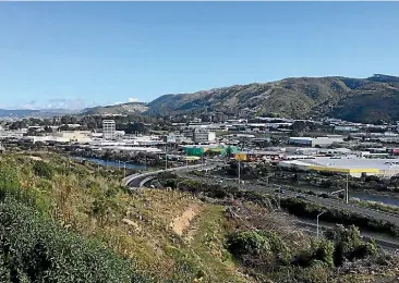  ??  ?? View of Porirua from Aotea today.