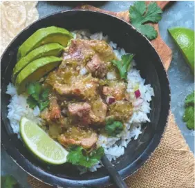  ?? LYNDA BALSLEV-TASTEFOOD ?? Pork chile verde