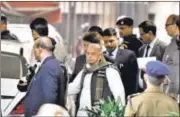  ??  ?? Samajwadi Party patriarch Mulayam Singh Yadav met EC officials in New Delhi and claimed the ‘bicycle’, saying he was still the party chief, hence, entitled to the symbol. MOHD ZAKIR/HT