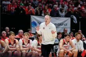  ?? Photo by Brooke Alt ?? Shelby coach Greg Gallaway on the sidelines of the game against Maysville on Saturday in Dayton.