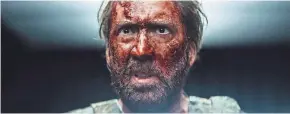  ?? SUNDANCE INSTITUTE ?? Nicolas Cage is out for blood in the revenge thriller “Mandy.”