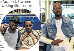  ?? Pictures: SIMPHIWE NKWALI and INSTAGRAM ?? STIRRING IT UP: Nkosinathi Maphumulo, aka Black Coffee, left, with Sean ‘P Diddy’ Combs at a party in Miami. Last night Black Coffee won a BET award in Los Angeles, right