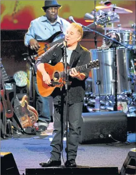  ?? STAFF FILE PHOTO ?? Paul Simon will sing his solo and Simon & Garfunkel hits when he brings his farewell tour to Oracle Arena in Oakland May 25.