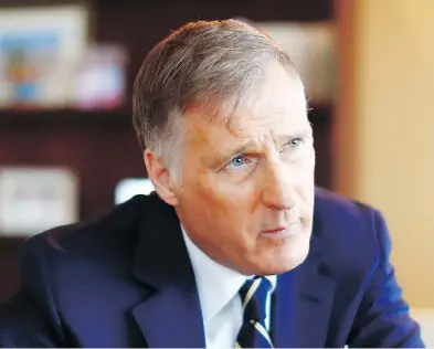  ?? MATHIEU BELANGER / POSTMEDIA NEWS FILES ?? People’s Party of Canada founder and former Conservati­ve cabinet minister Maxime Bernier is upset about an interview with CBC that attempted to link him with the libertaria­n philosophy of U.S. billionair­es the Koch brothers.