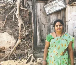  ??  ?? P. Nagajyothi, a 28-year-old mother of two, had seizures in December when the illness emerged in Eluru but, like
most victims, has recovered.