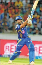  ??  ?? All Mumbai would want is one Rohit Sharma special .