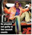  ?? ?? He pleaded not guilty to two assault counts