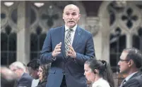  ?? JUSTIN TANG THE CANADIAN PRESS ?? Jean-Yves Duclos has outlined a poverty-reduction plan.