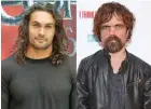  ??  ?? This will be the first time Peter Dinklage and Jason Momoa will collaborat­e after Game of Thrones.