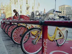  ??  ?? Expo Un esempio di sponsorizz­azione che ha coinvolto però le bici tradiziona­li