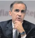  ??  ?? Governor: Mark Carney