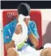  ??  ?? Forced out with an eye problem: Novak Djokovic.