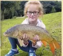  ??  ?? Jemima Dodd 6lb 8oz common carp, Hayfield Lakes, corn