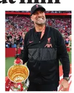  ?? GETTY IMAGES ?? Elation: Klopp after winning the FA Cup in 2022