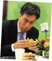  ?? ?? Poor Ed: Miliband was a no-show