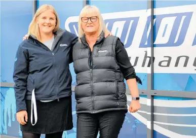  ?? Picture / Paul Brooks ?? Rachel O’Connor (left) and Louise Follett are part of the team charged with delivery of the next Masters Games in Whanganui.