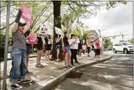  ?? Scott Mullin / For Hearst Connecticu­t Media file photo ?? A rally in support of abortion rights at the Danbury Library Plaza on May 15.