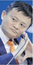  ?? MARKUS SCHREIBER/AP ?? Alibaba founder Jack Ma expressed bullishnes­s about trade, but said it needed to be protected from regulators.