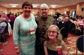  ?? CONTRIBUTE­D PHOTO ?? Barbara Howard, GREA Director Area 16; Netha Dunlap, President Elect CGCREA, mary Nell Podgorny, President 2016-2017.