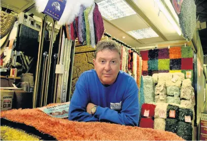  ??  ?? Alastair Rosenberg of The Rug Stall