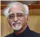  ??  ?? M. Hamid Ansari