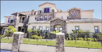  ?? Signature Real Estate Group ?? “Tanked” star Brett Raymer lists home on Lone Mountain Drive for $3.2 million.