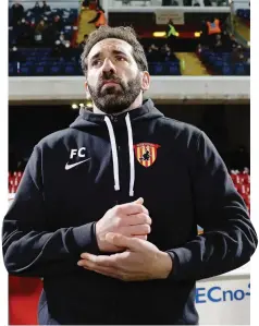  ?? LAPRESSE ?? Fabio Caserta, 43 anni, allenatore del Benevento