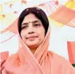  ?? ANI ?? Samajwadi Party MP and party candidate from Mainpuri seat, Dimple Yadav