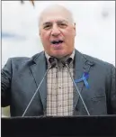  ??  ?? Erik Verduzco/las Vegas Review-journal Las Vegas Councilman Anthony Stavros speaks during the Annual Nevada Law Enforcemen­t Appreciati­on Day.