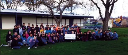  ??  ?? Reese students thanked Walmart for funding their Alcatraz trip.