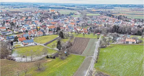  ?? FOTO: ANDREAS SPENGLER ?? Am Ortsrand von Schemmerbe­rg soll in den kommenden Jahren das neue Baugebiet „Gänseberg“entstehen.