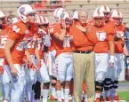  ?? JIM THMPSON/JOURNAL ?? Bob Davie, who suffered a major medical incident after the Lobos’ game Aug. 31, says he’s excited about continuing his reign as football coach.