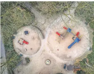  ?? FOTO: MARKUS VAN OFFERN ?? Der Spielplatz an der Tiergarten­straße in Kleve.