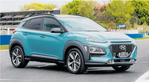  ?? Photo / Ted Baghurst ?? Hyundai’s Kona puts on a bold front.