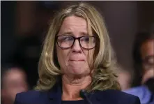  ??  ?? Blasey Ford: Center of a cultural storm