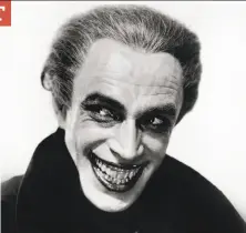  ?? Universal Studios 1928 ?? Conrad Veidt stars in “The Man Who Laughs,” which opens the San Francisco Silent Film Festival on Wednesday, May 30.