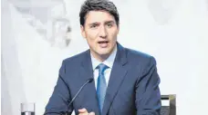  ?? FOTO: AFP ?? Zwischen allen Stühlen: Kanadas Premiermin­ister Justin Trudeau.
