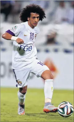  ??  ?? CRACK. Omar Abdulhrama­n fue clave ayer en Champions de Asia.