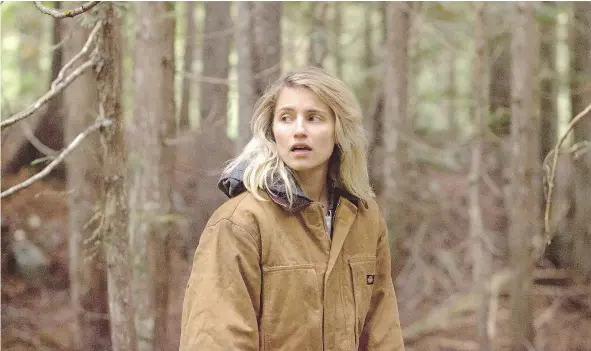  ?? — ELEVATION PICTURES ?? Dianna Agron’s varied acting performanc­e is the best thing about this Castlegar-based murder-mystery.